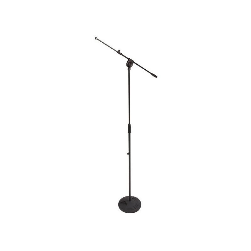 PROEL STAGE OST200BK Microphone stands&set & accessories statyw mikrofonowy z teleskopowym wysięgnikiem, żeliwna podstawa